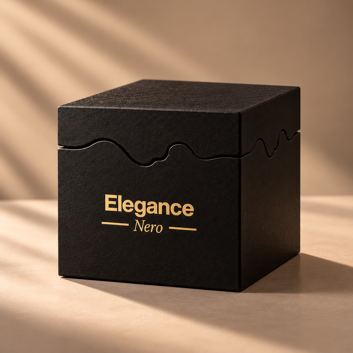 Elegance: Vela Aromática Nero 100g (Preta)