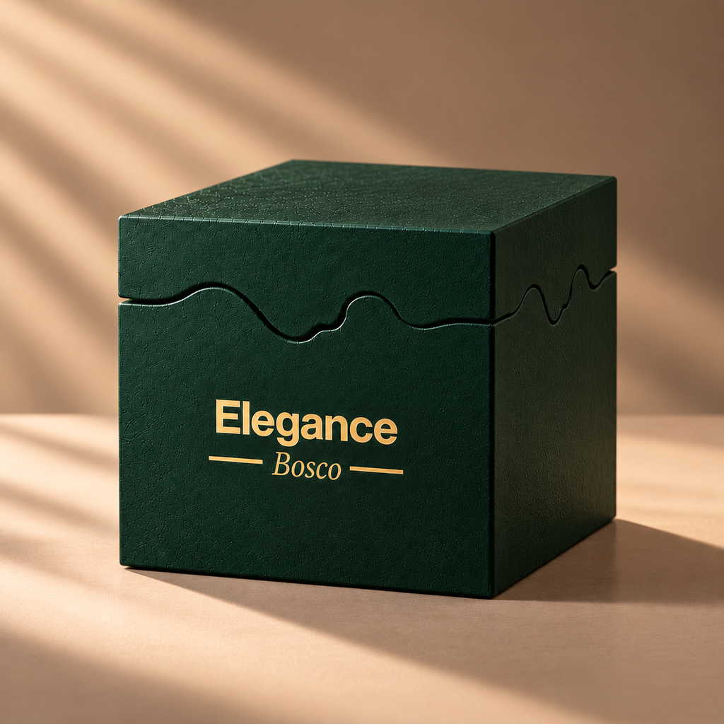 Elegance: Vela Aromática Bosco 100g (Verde)