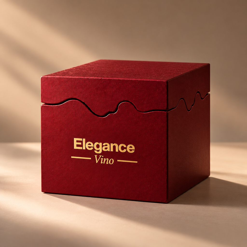 Elegance: Vela Aromática Vino 100g (Vermelha)