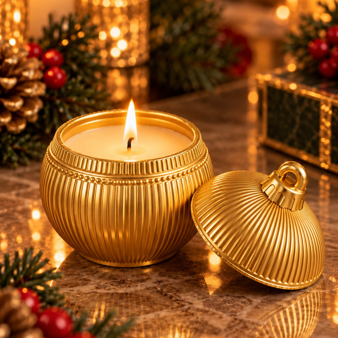 Christmas Nostalgia: Vela Aromática 80g Big O'Bells