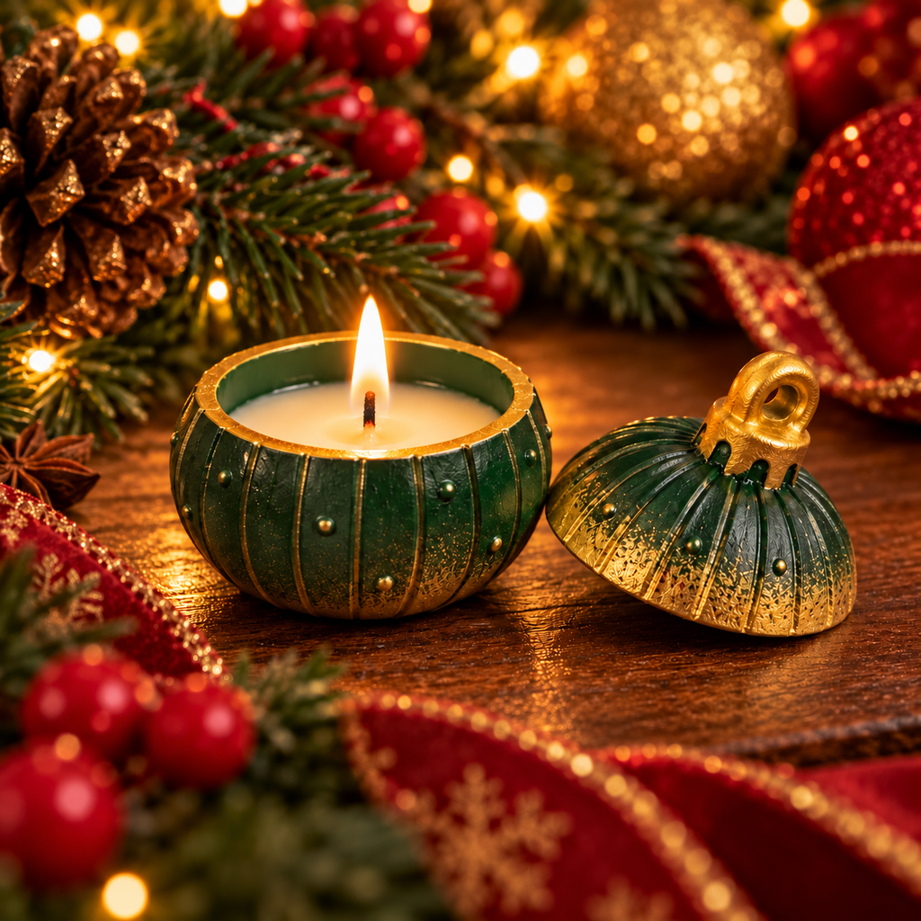 Christmas Nostalgia: Vela Aromática 55g Jingle Bells