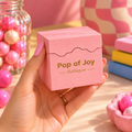 Pop of Joy: Vela Aromática Bubblegum 100g (Rosa)